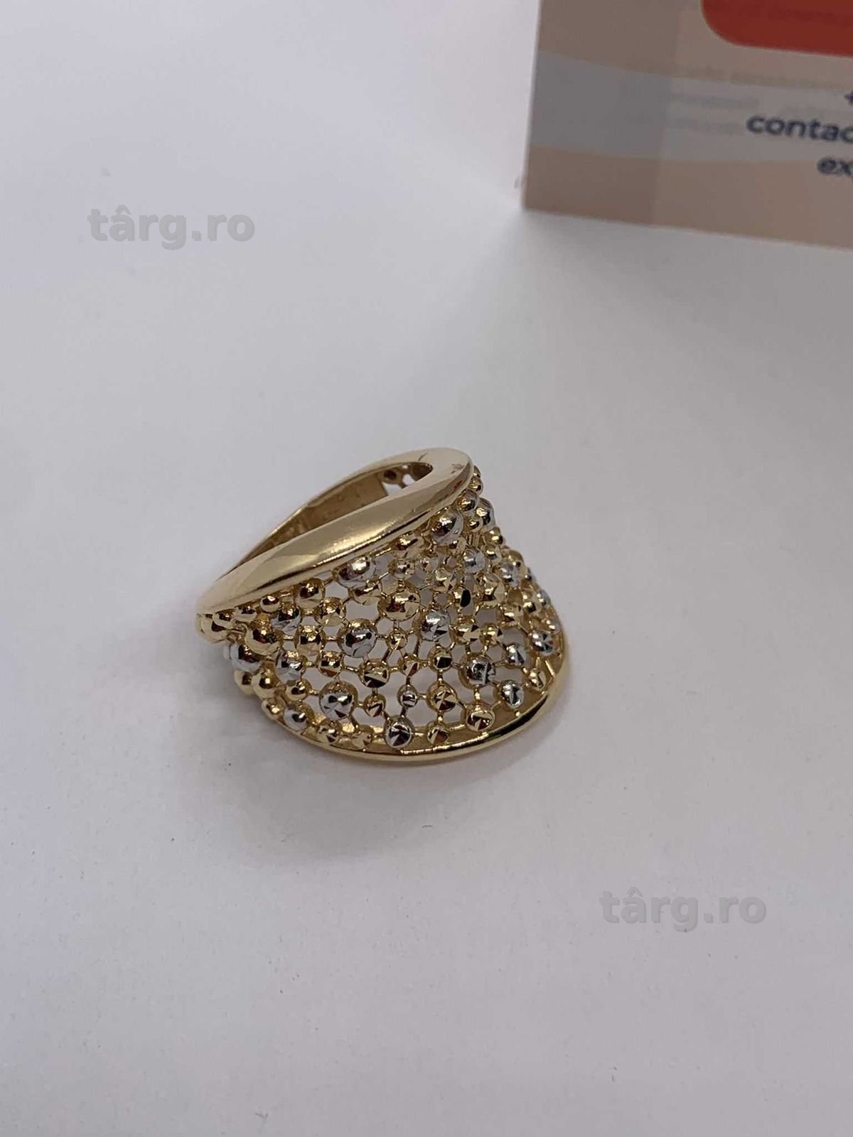 Inel Aur 14K 5.45g (Ag4 Dacia B.51572.2) Garantie 2 ani