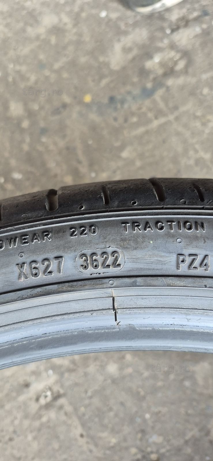 4 anvelope vara Pirelli,fata 265/35/21,spate 305/30/21.Pret/bucata. 8