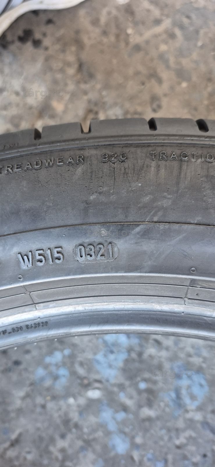 2 anvelope vara runflat Pirelli 305/40/20,dot 2021.Pret/bucata 7
