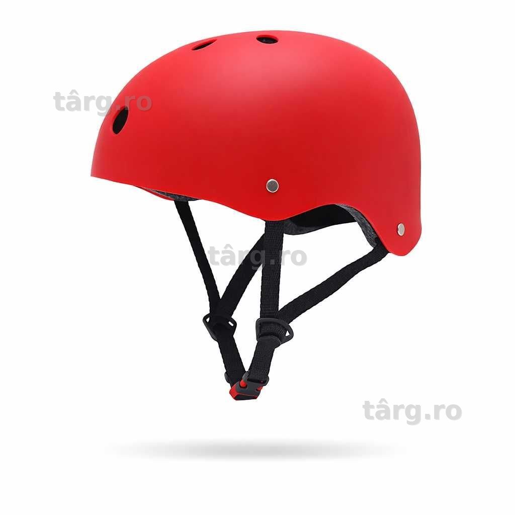 Casca protectie Bicicleta/Trotineta, Ultra Usoara, Marime reglabila, Rosu