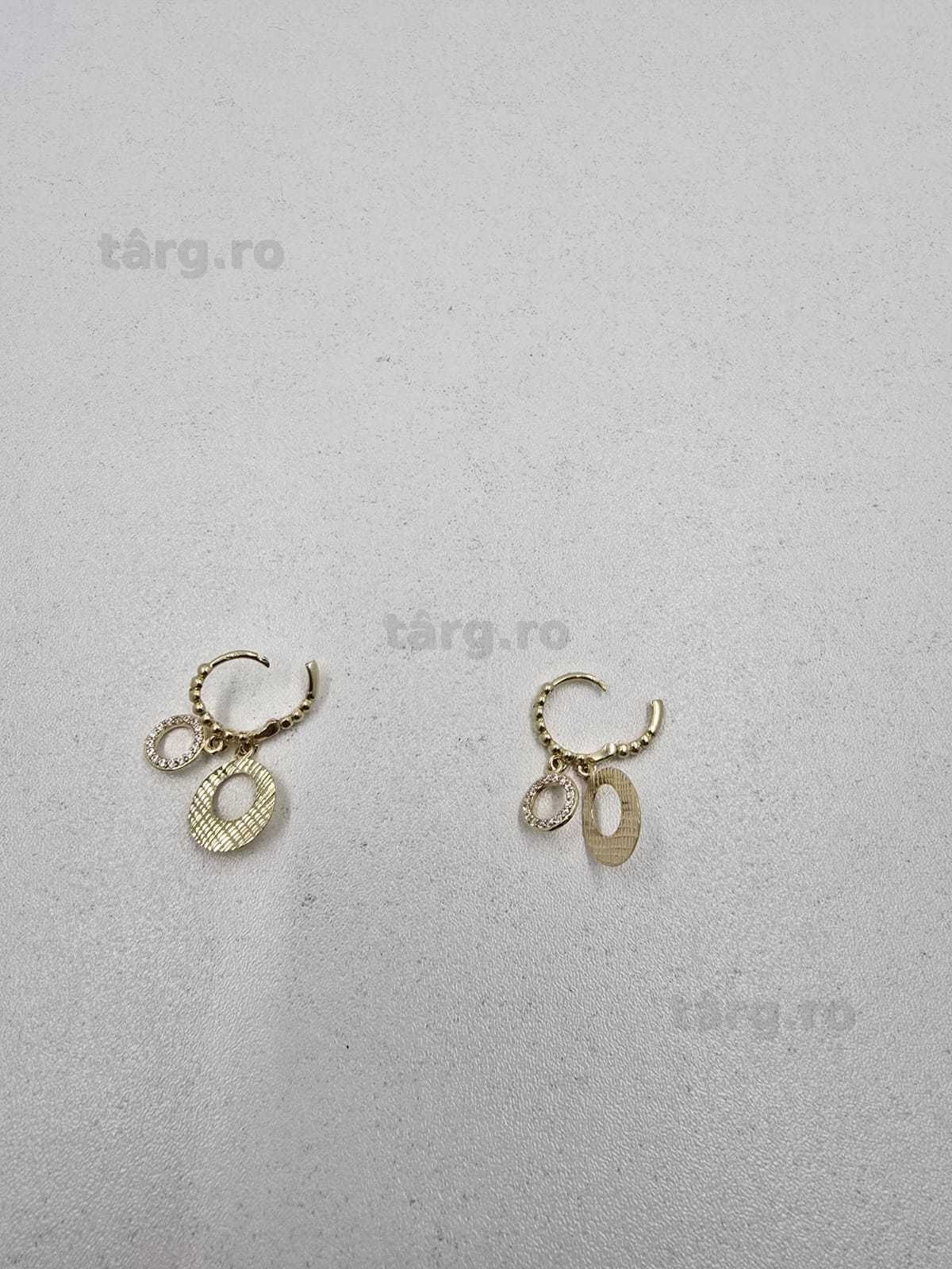 Cercei aur 14K 3.51gr (Ag25 Belvedere B.42021.2)-Garantie 2 Ani! 2