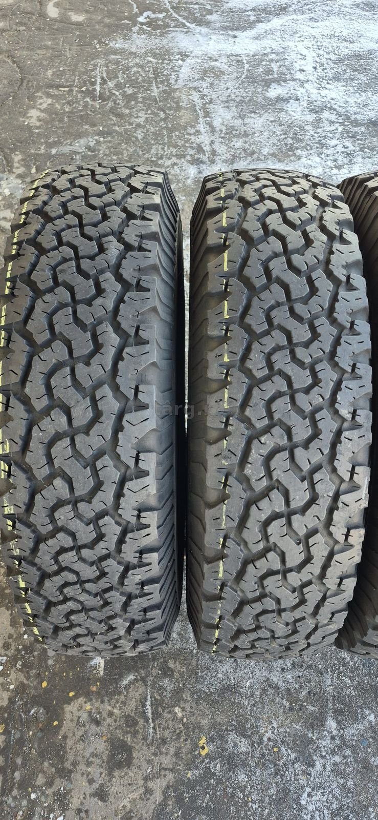 4 anvelope M+S All-Terrain  BF Goodrich 235/85/16.Pretul este pe buc. 2