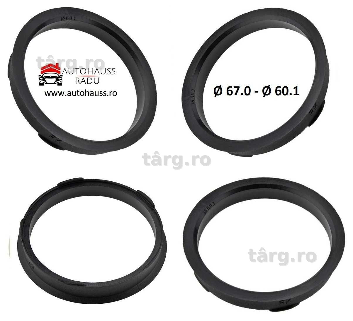 Inele de centrare Jante 67.0 - 60.1 Dacia Renault Toyota Suzuk Germany