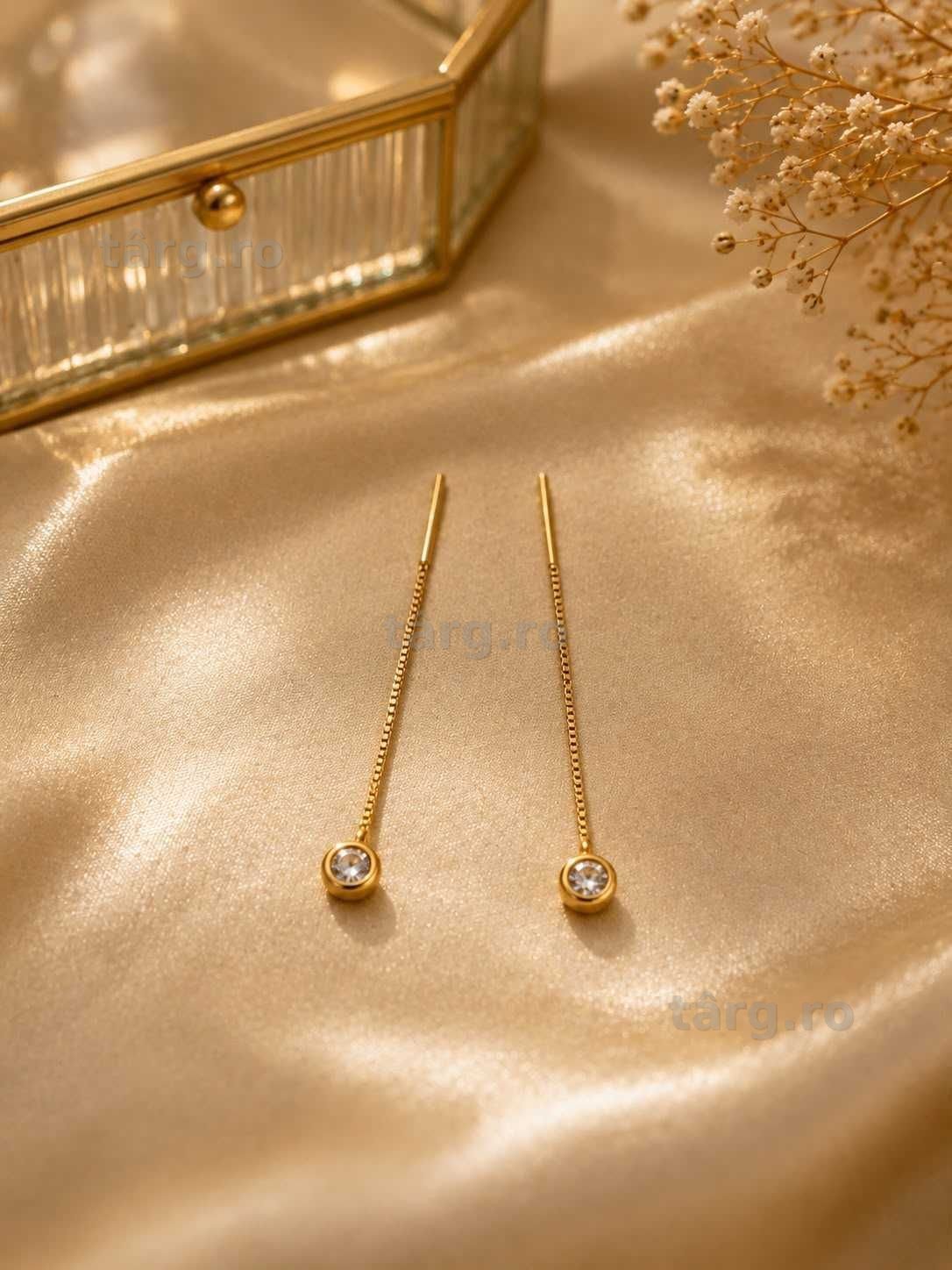 Cercei aur 14K 1.01g ( Galata B8532.6 ) - Garantie 2 ani!