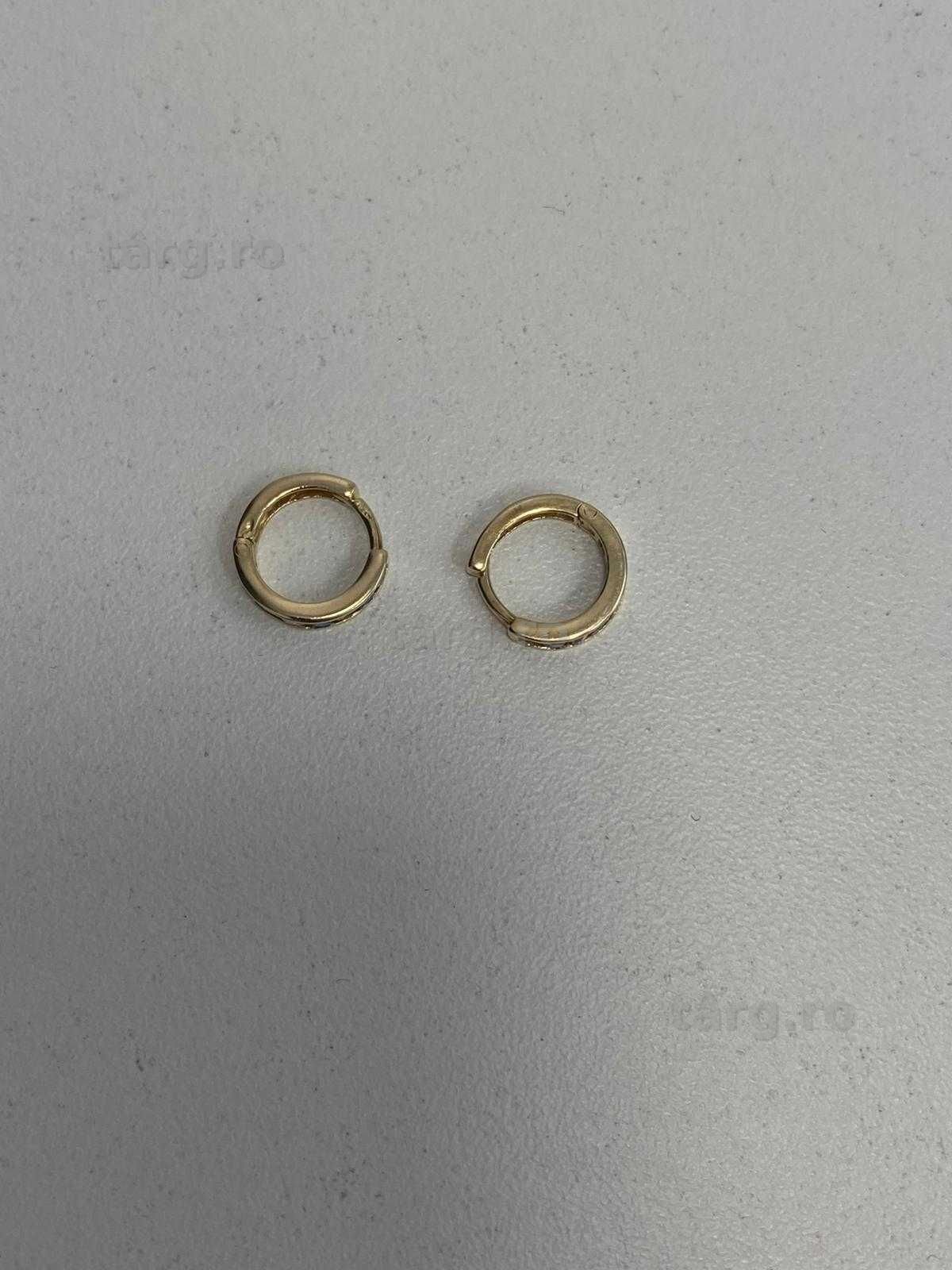 Cercei aur 14K 1.57g (AG13 B55803) Garantie 2 Ani 3