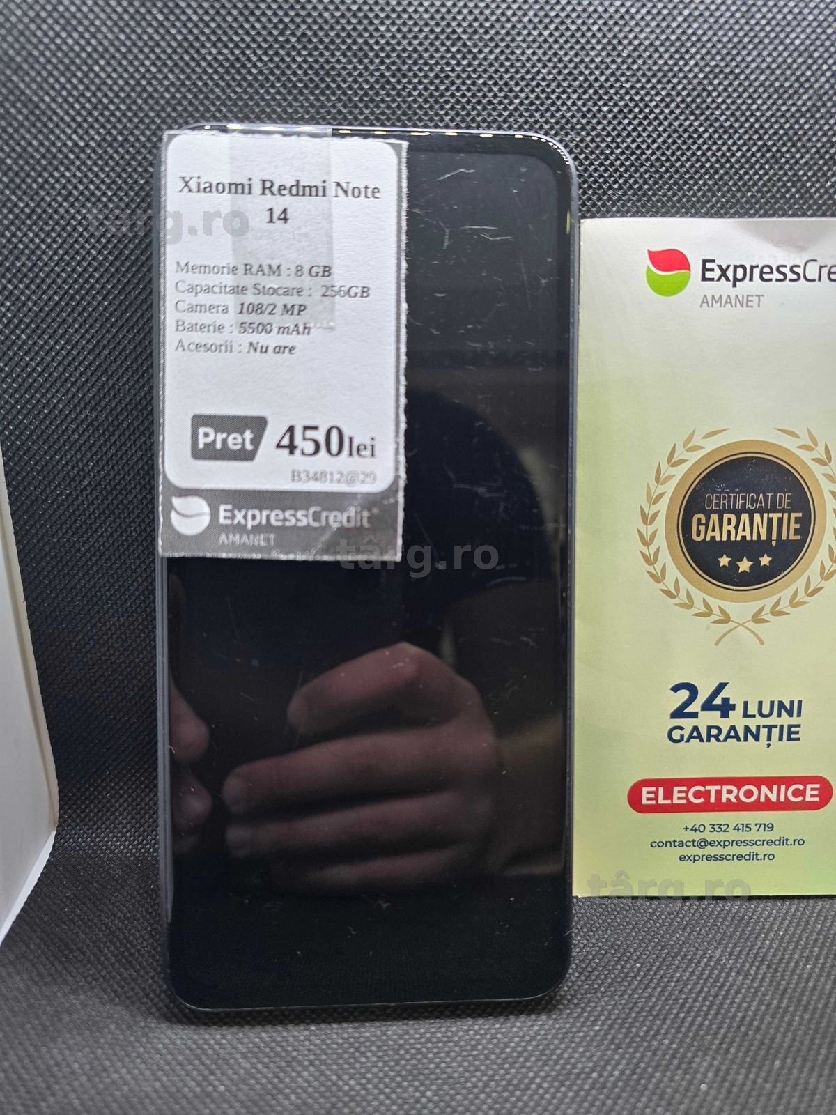 Telefon Xiaomi Redmi Note 14 (Ag29 Siraj b.34812) Garantie 2 ani