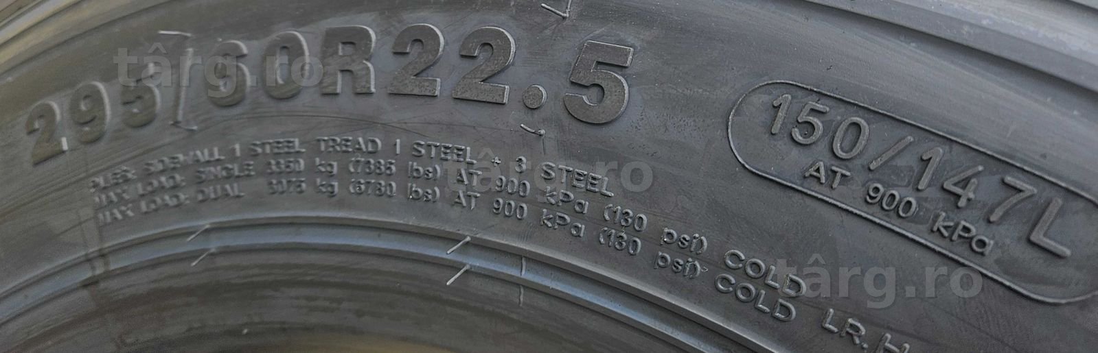 295/60 R22.5, 150L, LEAO KTD300 16PR, Anvelope de tractiune M+S 3