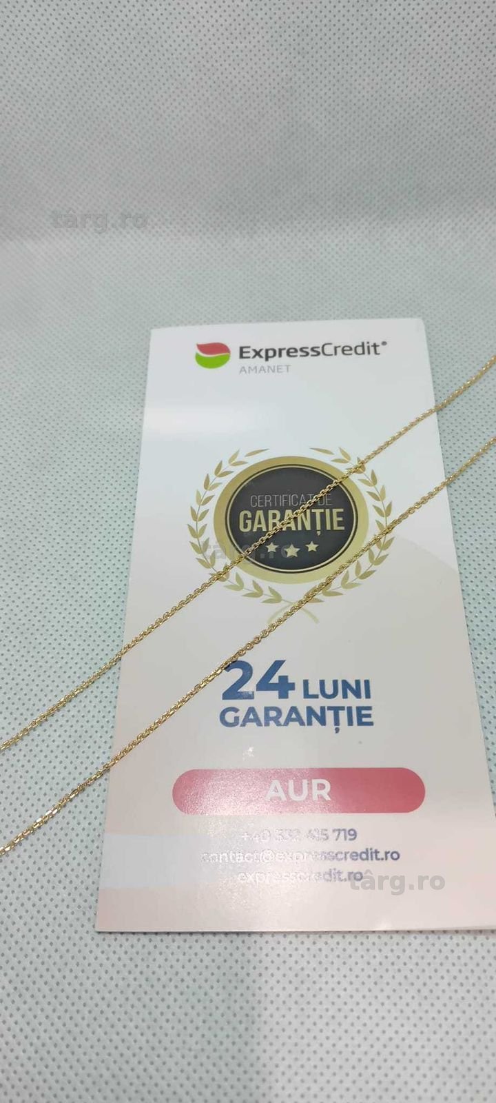 Lant Aur 14K (Ag18 Tutora b.28495) Garantie 2 ani!