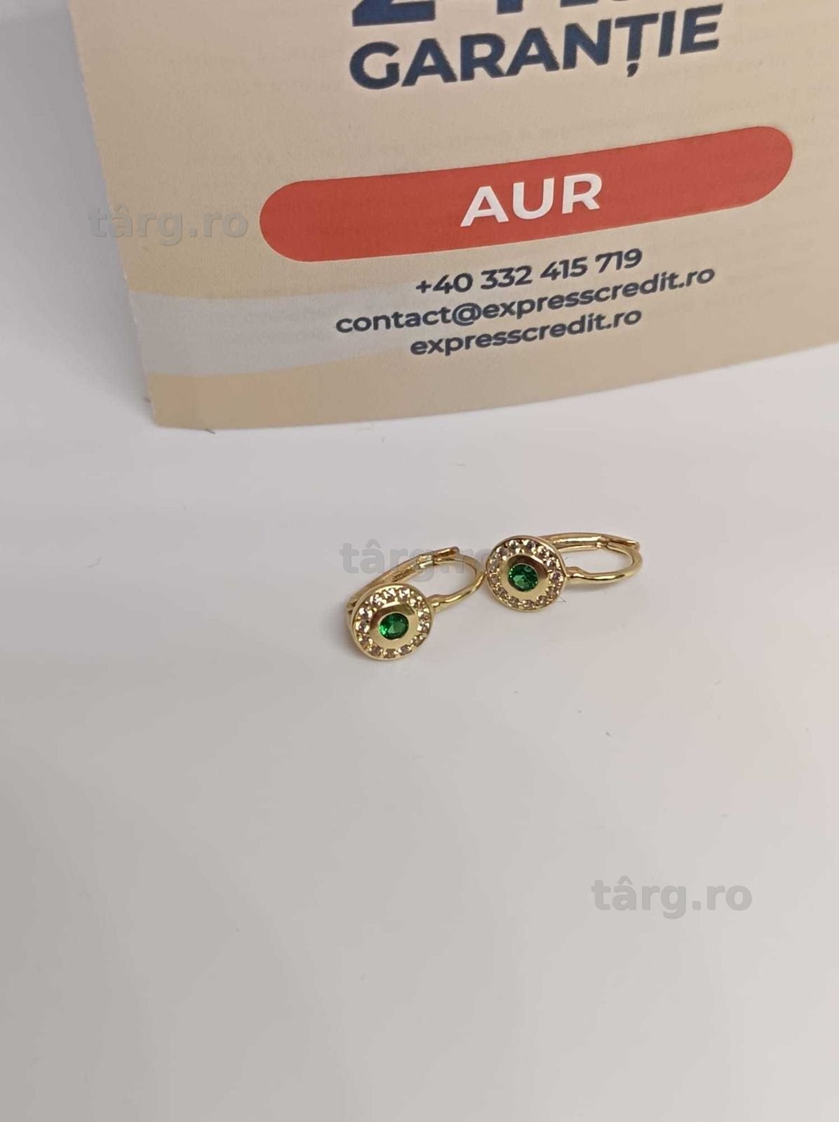 Cercei Aur 14K 1.41g (Ag4 Dacia B.52120.1) Garantie 2 ani 2