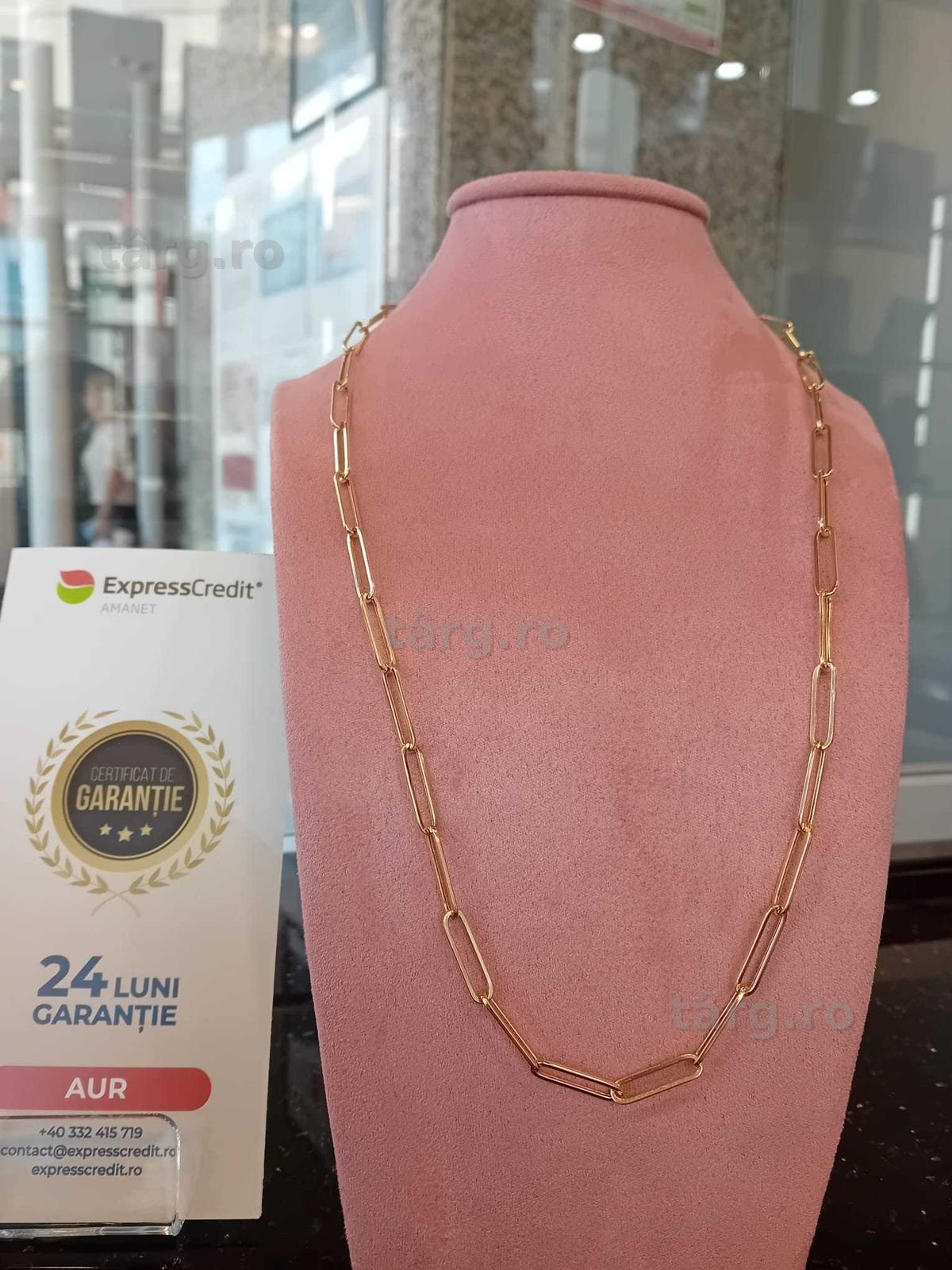 Lant aur 14k 6.68g 54cm (Iulius Mall)(B-459.4) Ganatie 2 ani!
