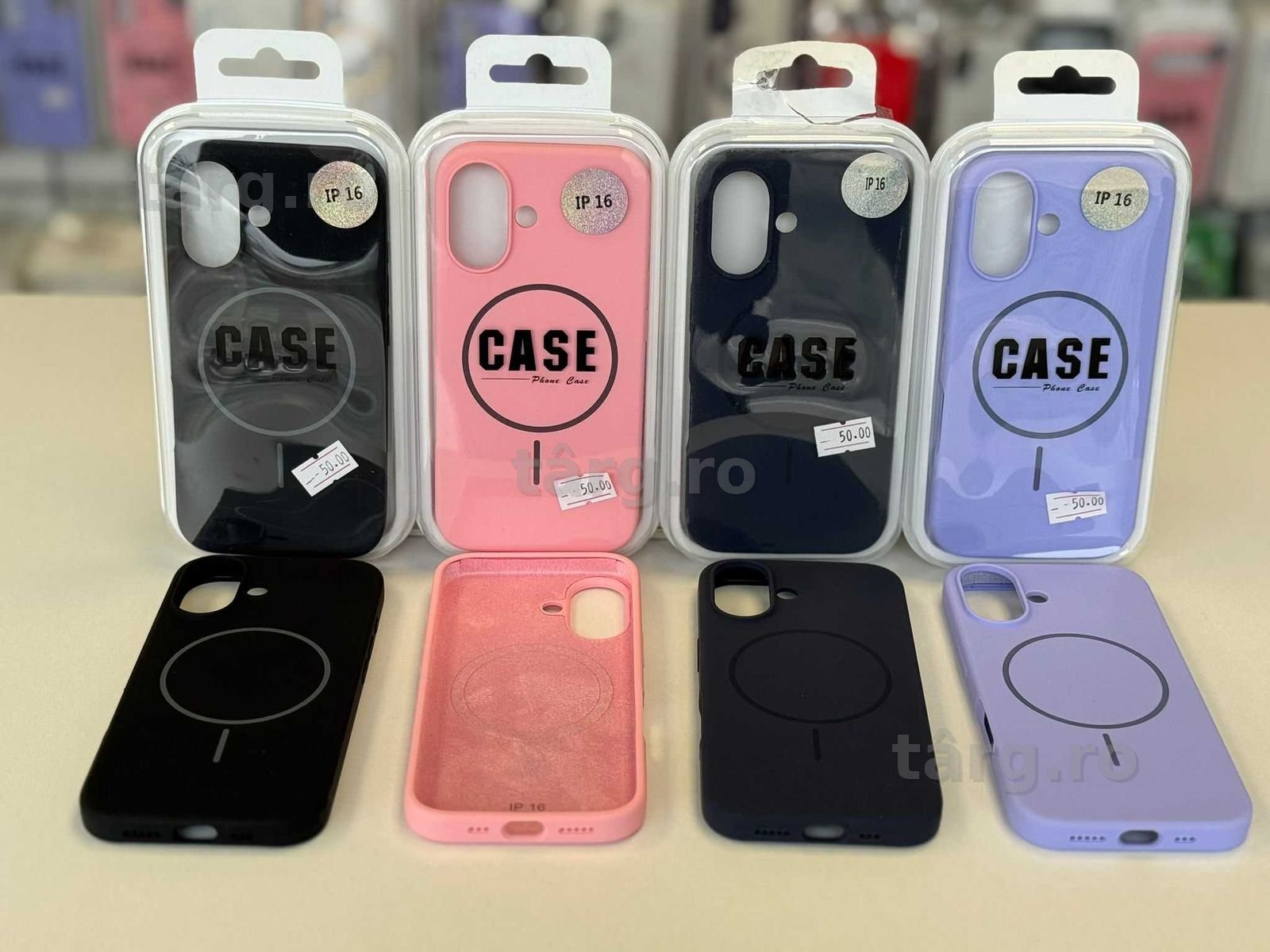 Husa silicon cu MagSafe, folie, cablu, incarcator iPhone 16 2