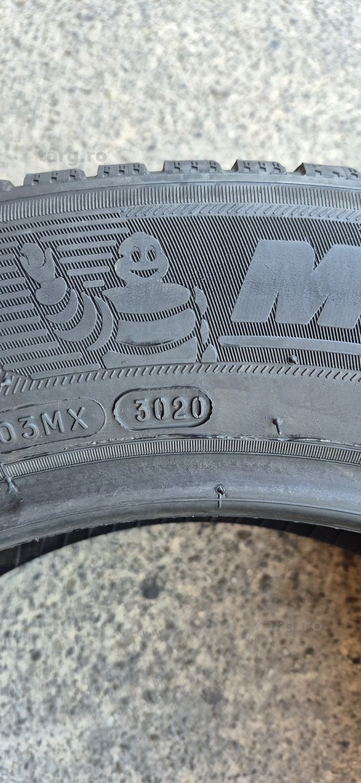 4 anvelope M+S Michelin 215/60/17,dot 2020.Pretul este pe bucata. 7