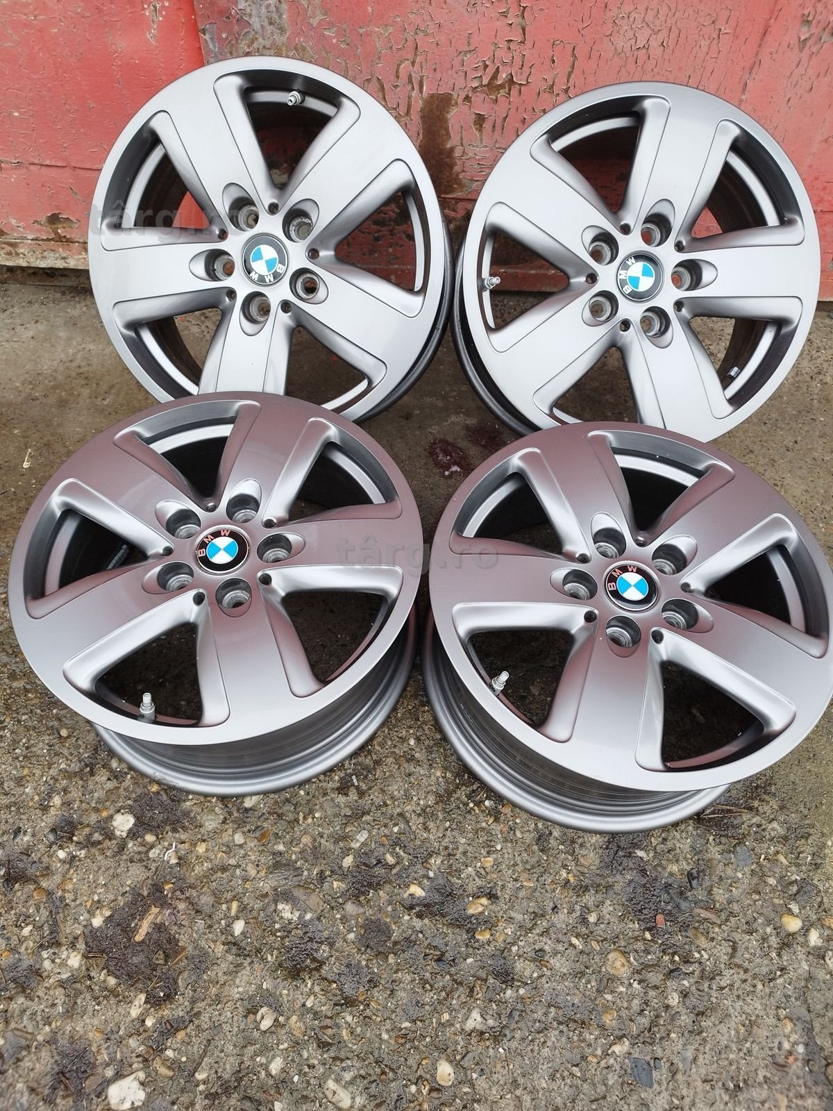 4 jante de aliaj 16 inci pt   BMW seria 1, cu senzori, prinderea 5x112 2