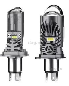 Set Două Becuri Led  H4 Doua Faze 24000/200W/6000K Cu Canbus