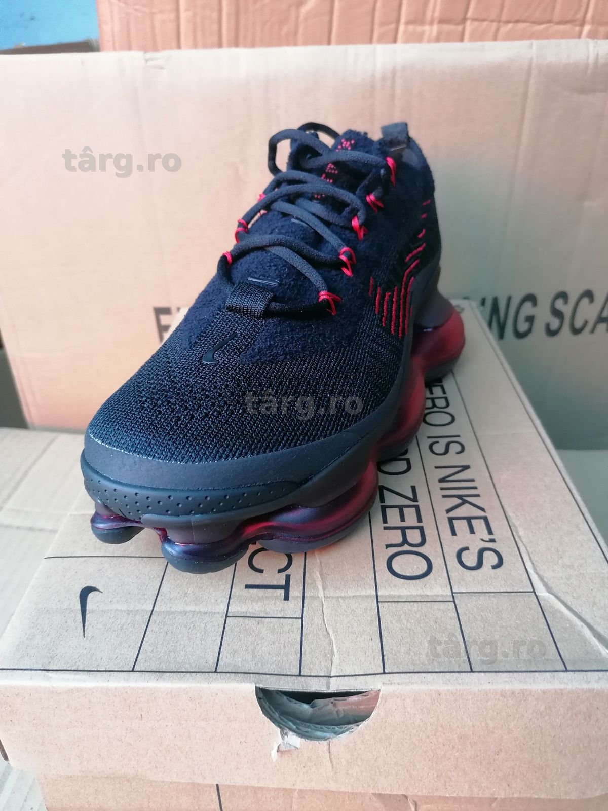 Nike air max Scorpion FK Black university  red 7
