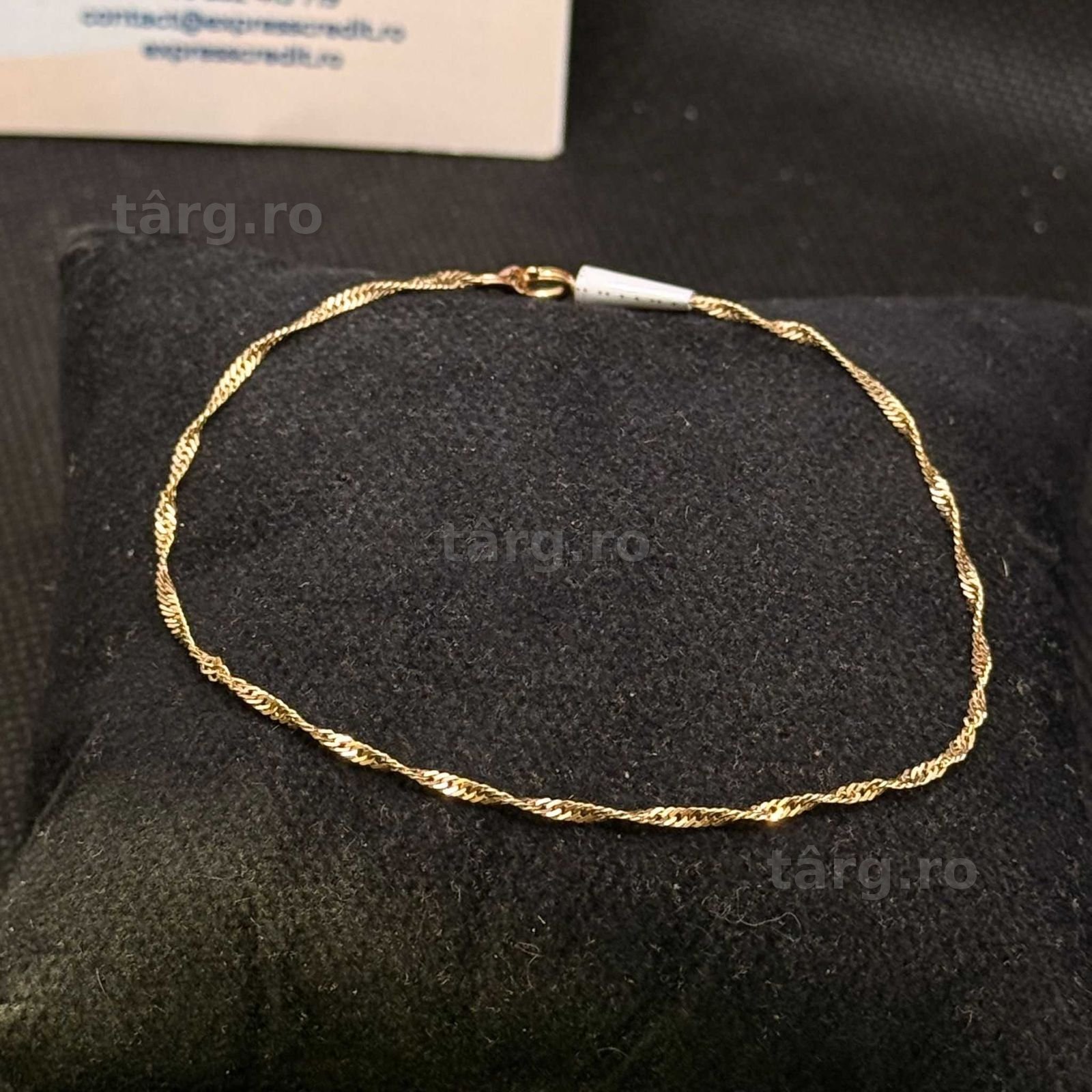 Bratara aur 14K 1.23g (AG15 Gara 1 B33954.6) Garantie 2 ani! 3