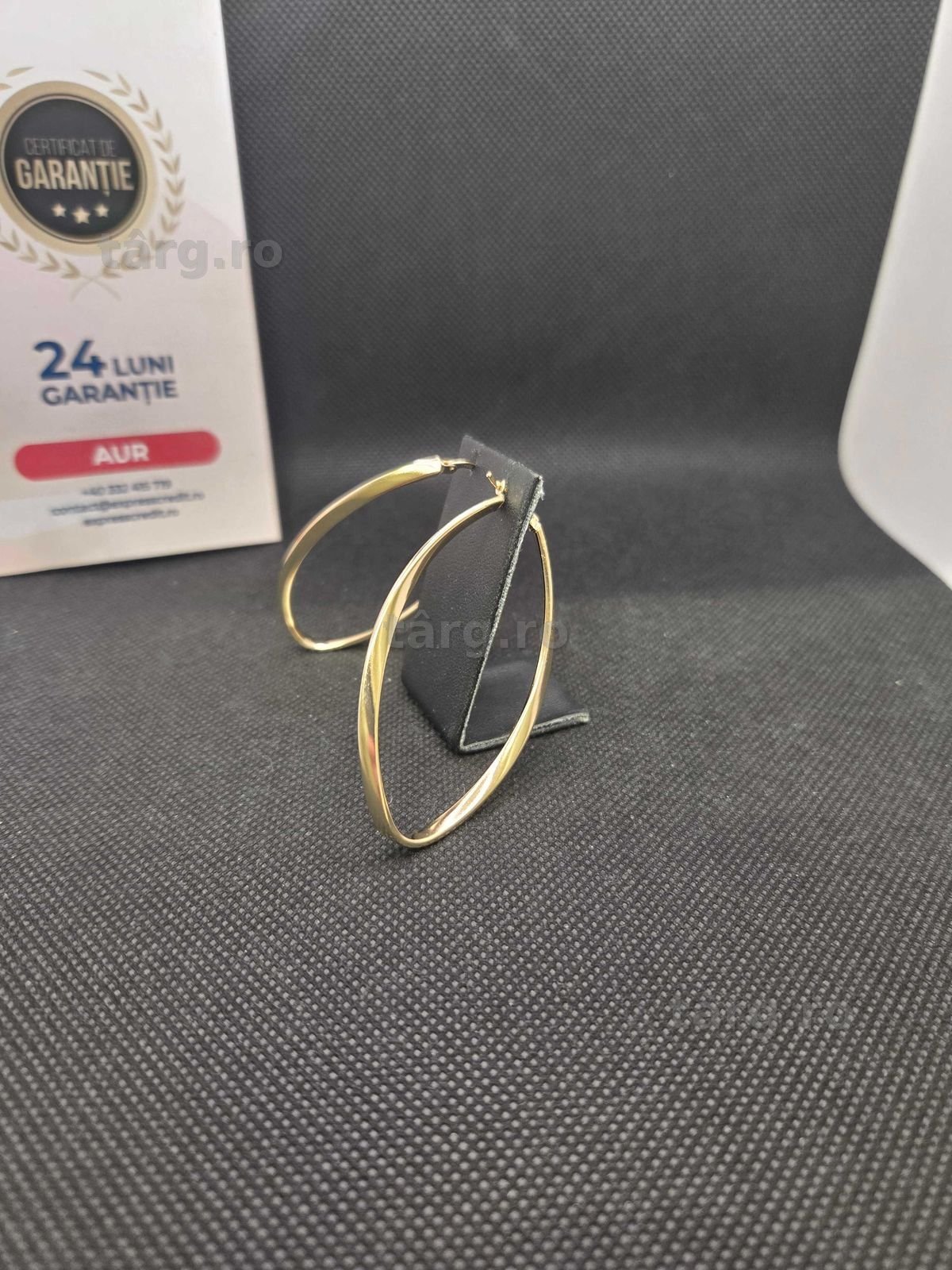 Cercei aur 14K 4.66g (49941 Ag11 Piata Nicolina) Garantie 2 ani!