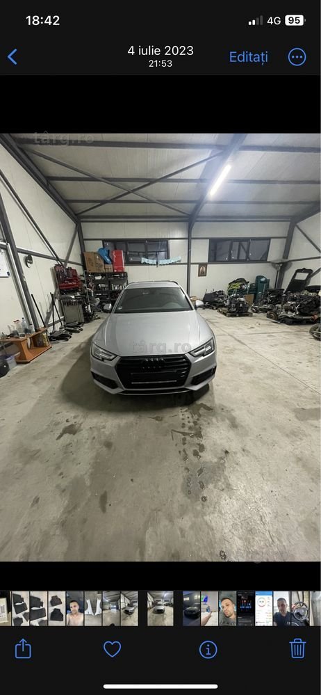 Oglinda stanga / dreapta Audi A4 b9 rabatabila electric europa