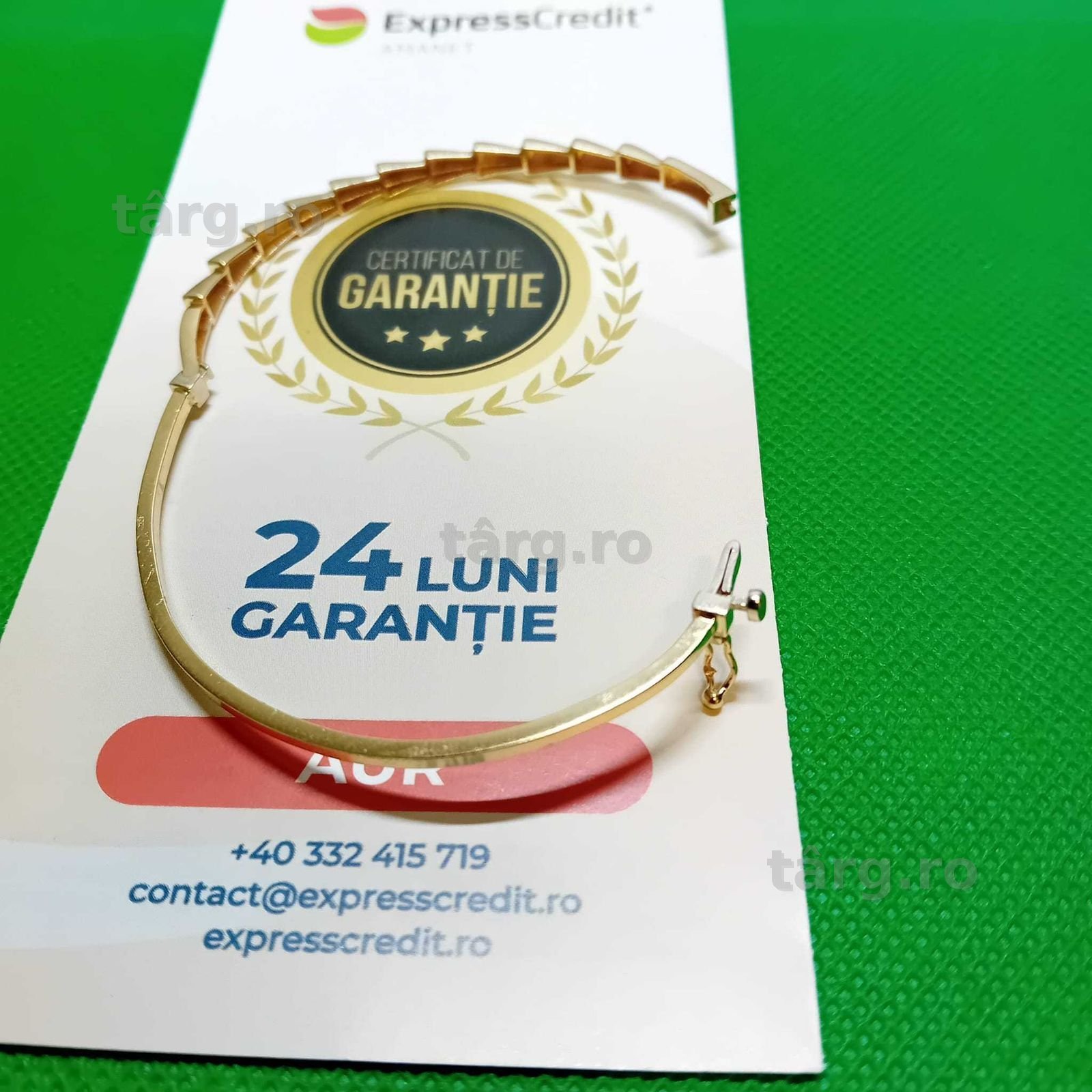 Bratara Aur 14K 5.g (Ag4 Dacia B.52089.1) Garantie 2 ani 4