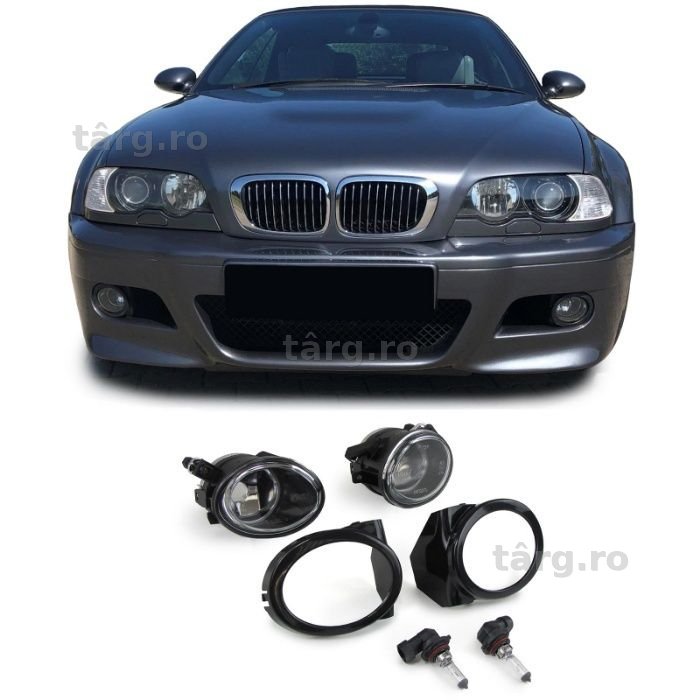 Proiectoare cu Becuri BMW E46 E39 M M3 M5 sticla clara