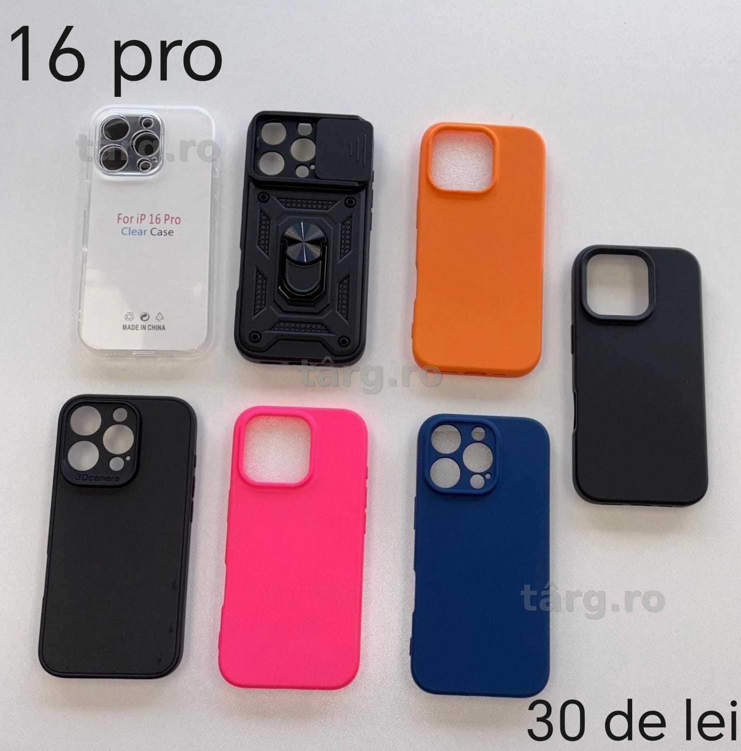 Huse, Folii, Cabluri iPhone 16 Pro - Montaj gratuit folie 3