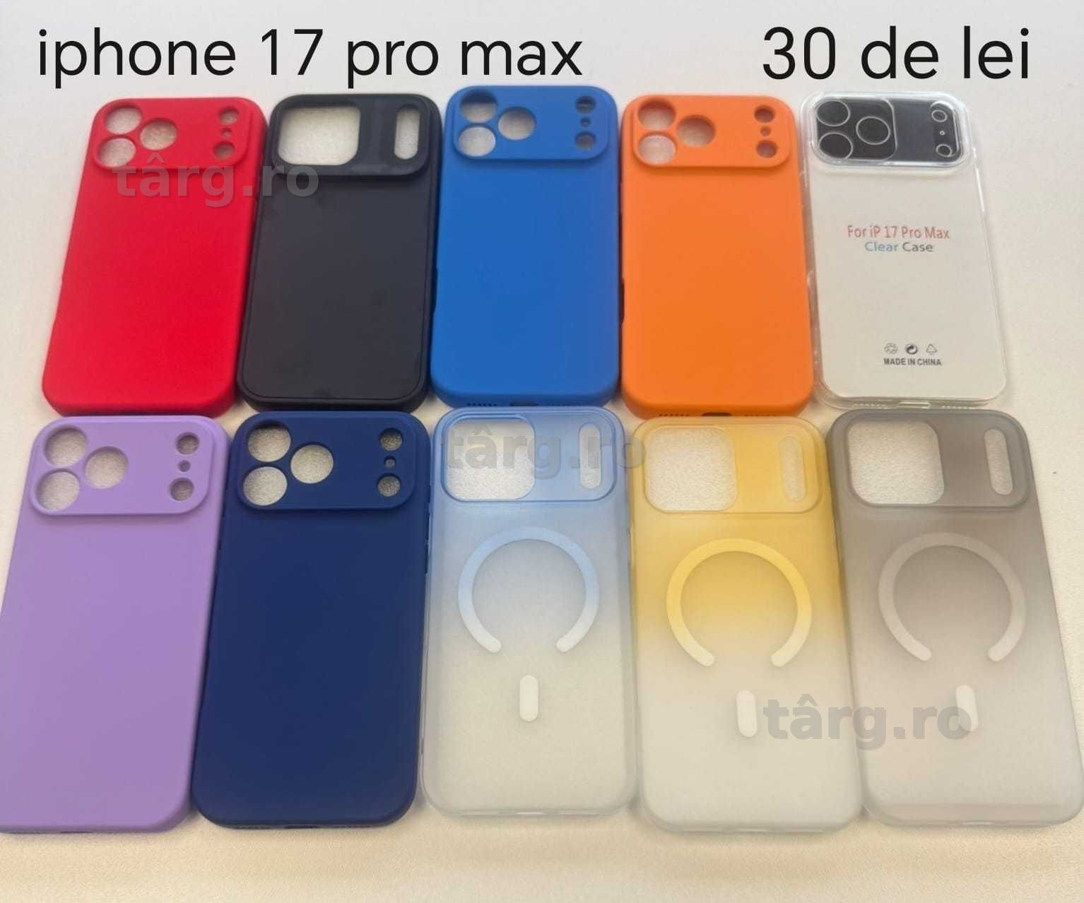 Huse, Folii, Cabluri iPhone 17 Pro Max - Montaj gratuit folie 3