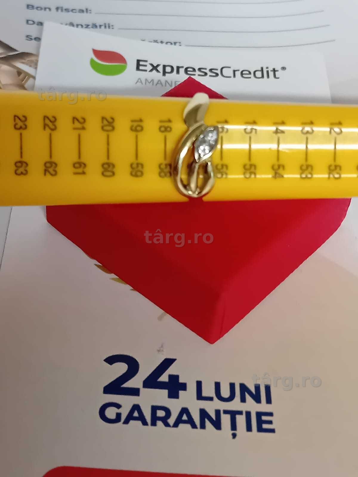 Inel aur 14k[Tomesti-b:32723.1]-Garantie 2ani! 2
