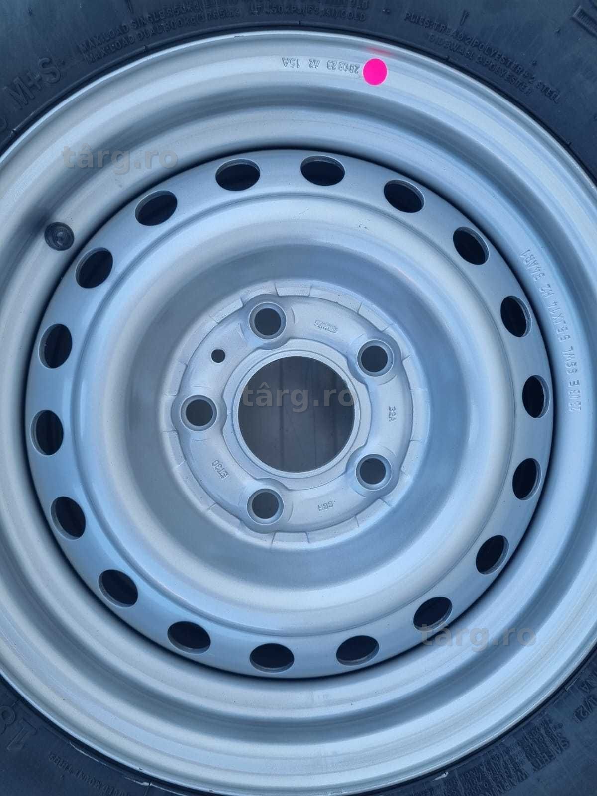 Roata 185 R14C, 102S, Anvelopa Security pe Janta 5.5Jx14 3