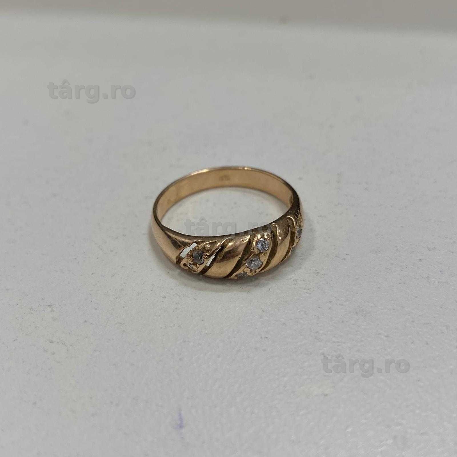 (AG13) Inel aur 14K 3.31 g (b.55852.5) Garantie 2 ani!