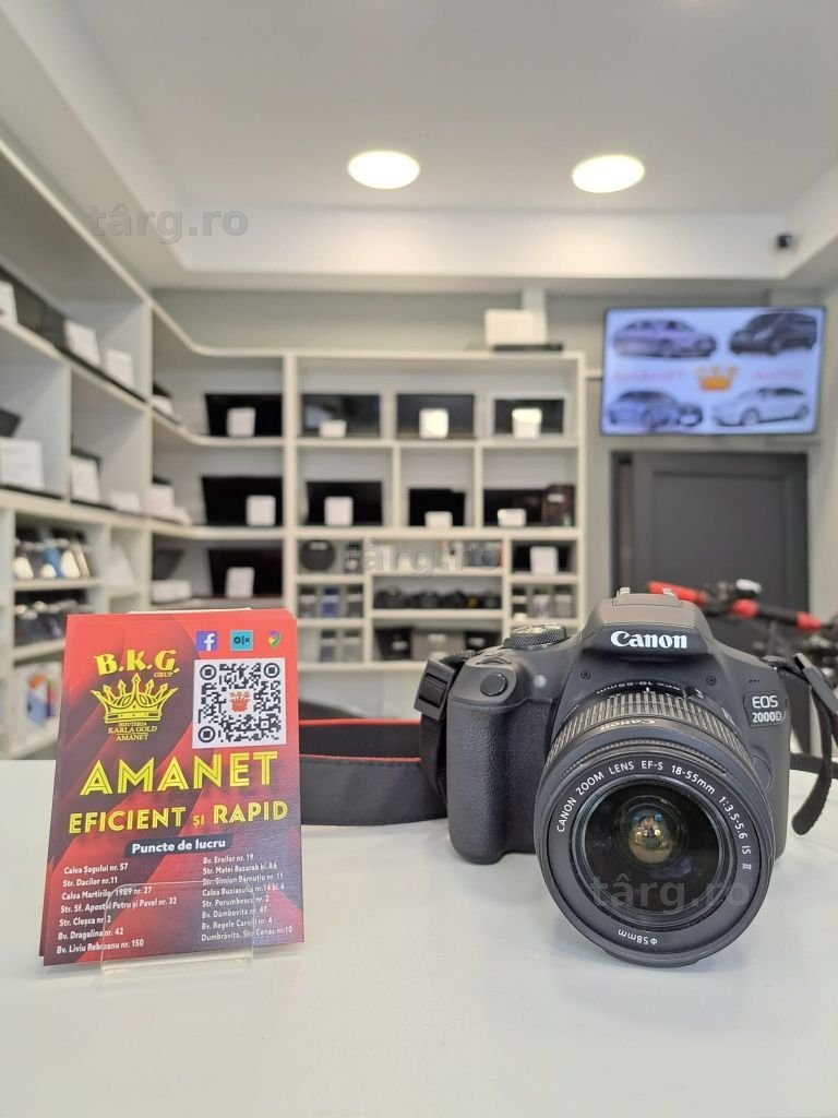 Aparat Foto Canon 2000D Amanet BKG