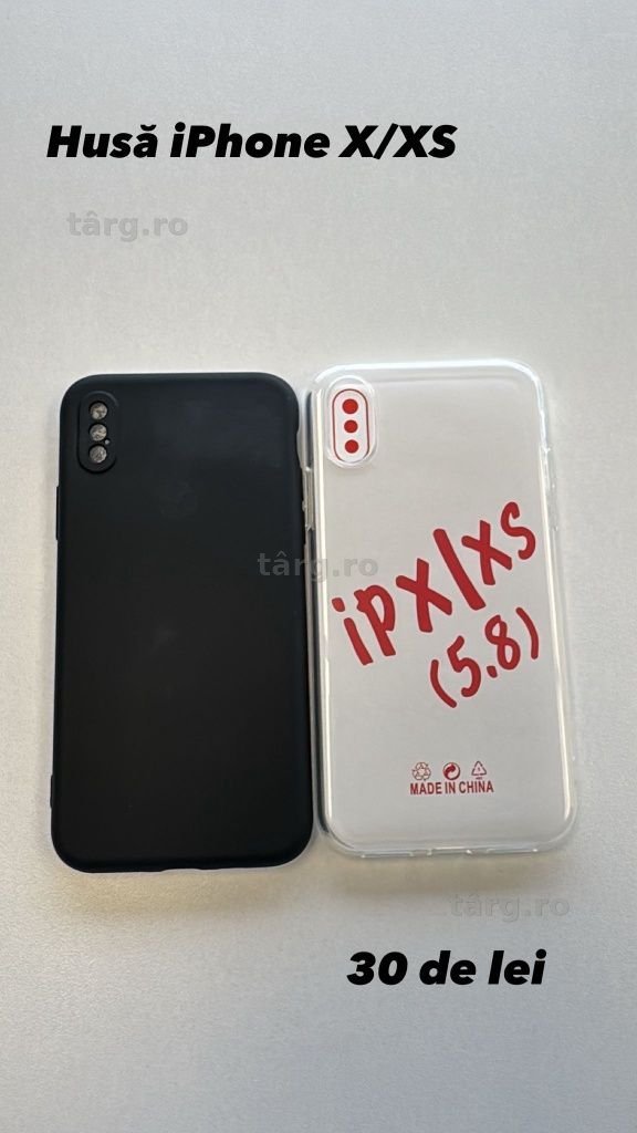Folie, Husa, Incarcator, Cablu IPhone X/XS