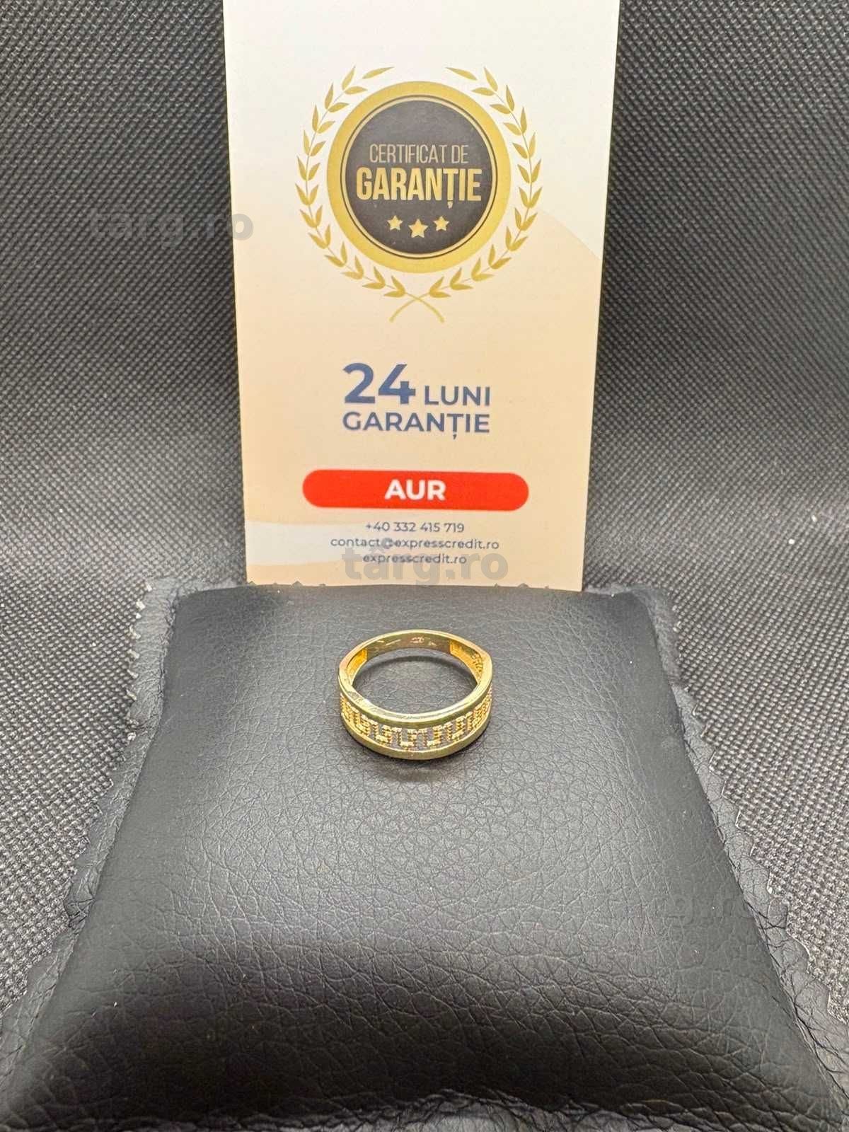Inel aur 14k 1.92g (B.25792.2 AG31 Barboi) Garantie 2 ani! 3