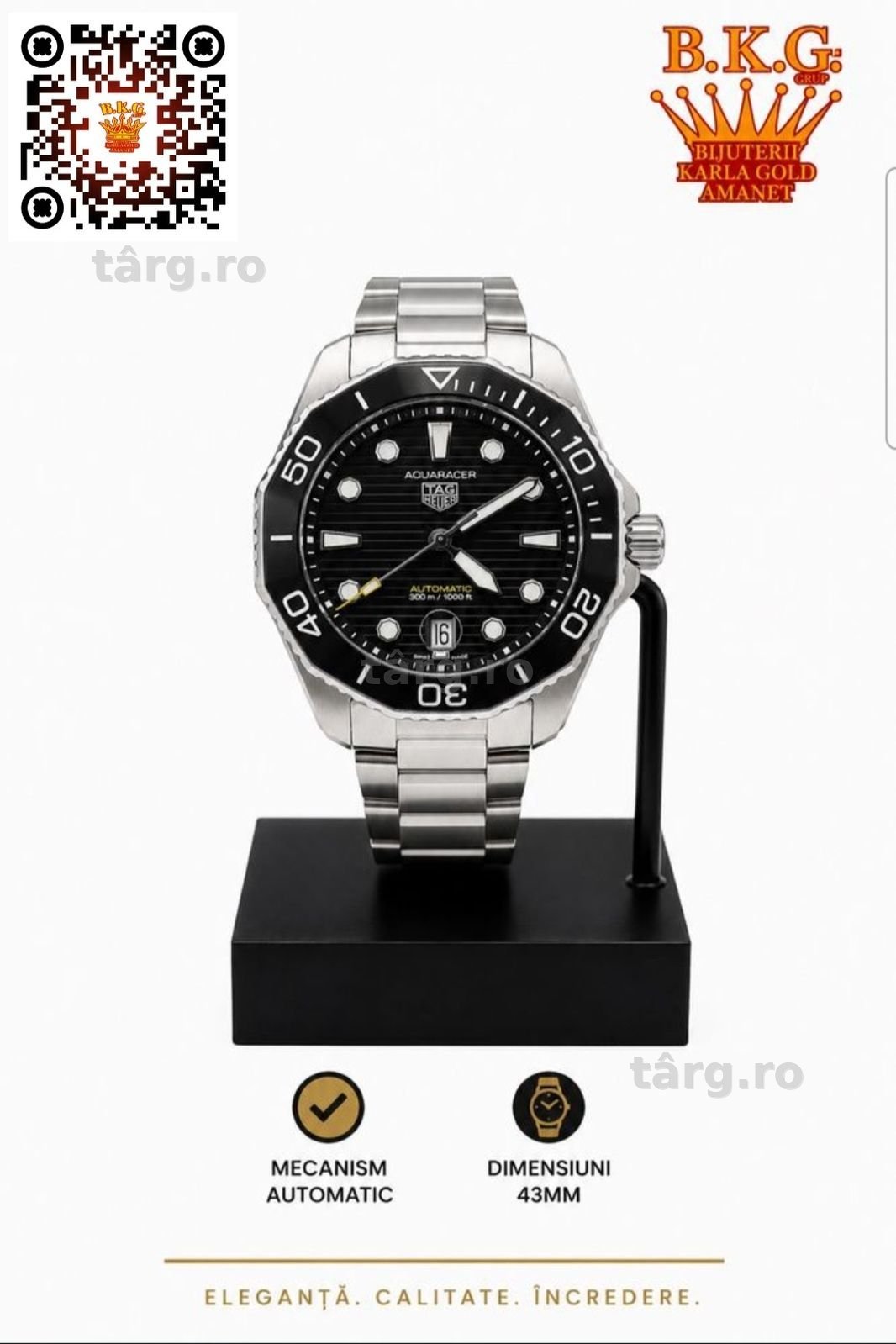 Tag Heuer Aquaracer WBP201A Amanet BKG