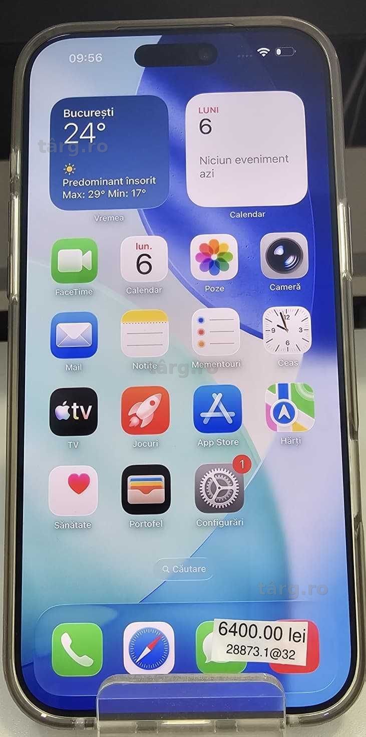 Iphone 17 Pro Max 256Gb 100% bateria (AG32 Vaslui B:28873) Garantie 2 Ani! 2