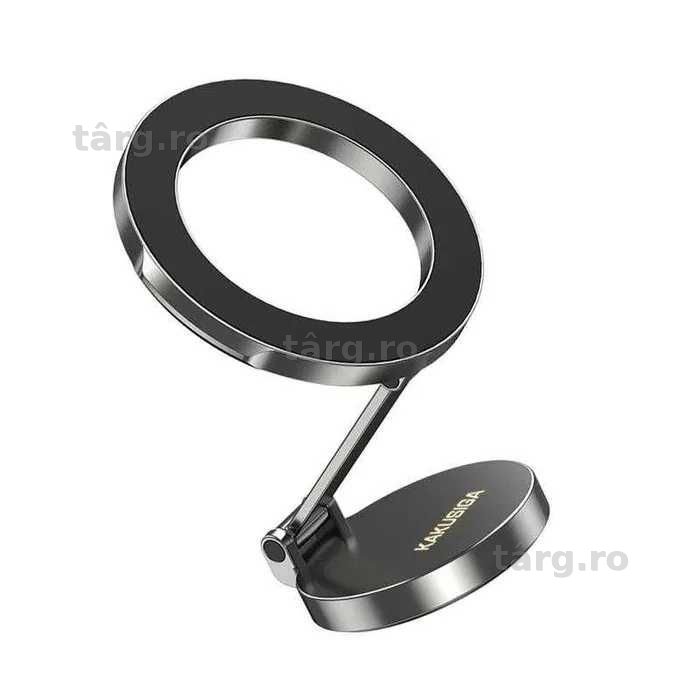Suport Auto MagSafe, Magnetic, Montaj Bord, Negru 4