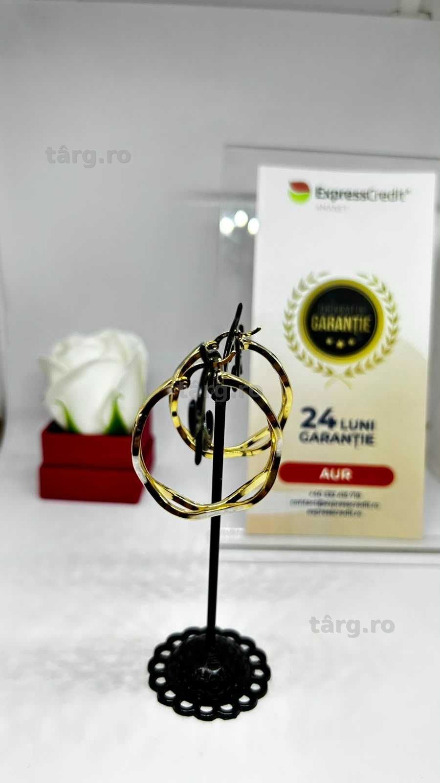 Cercei Aur 14K 4.48g (AG1 Alexandru B54357.8) - Garantie 2 ani!