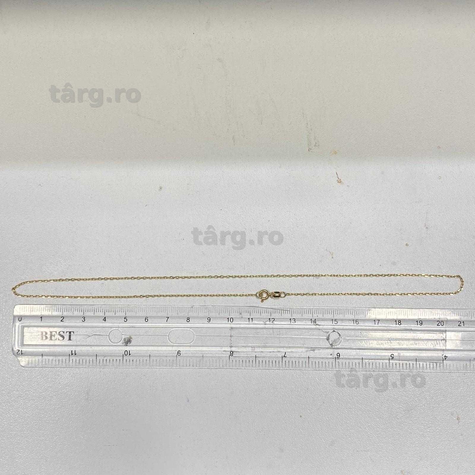 Lant aur 14k 2.14 (Ag13 56027) Garantie 2 ani! 2