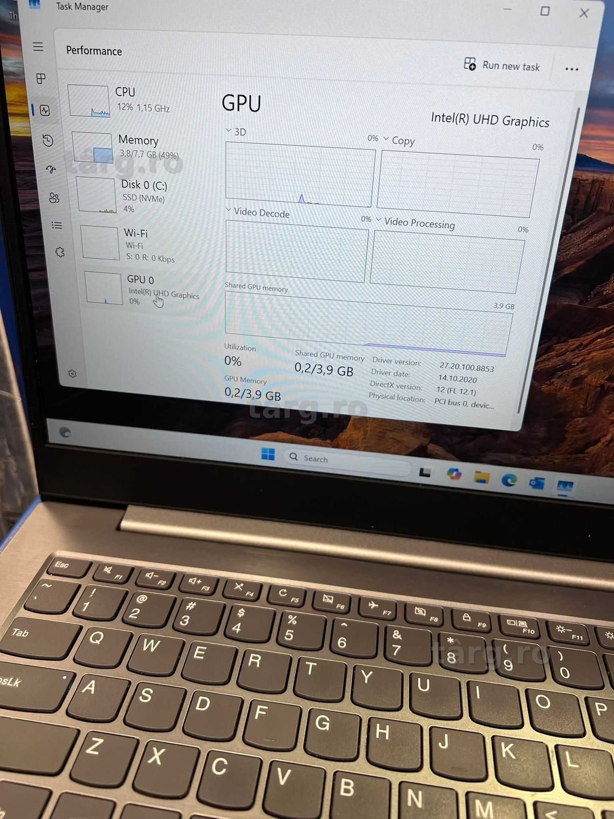 Hope Amanet P10/LAPTOP LENOVO Thinkbook 14 IIL i5 10th SSD 4