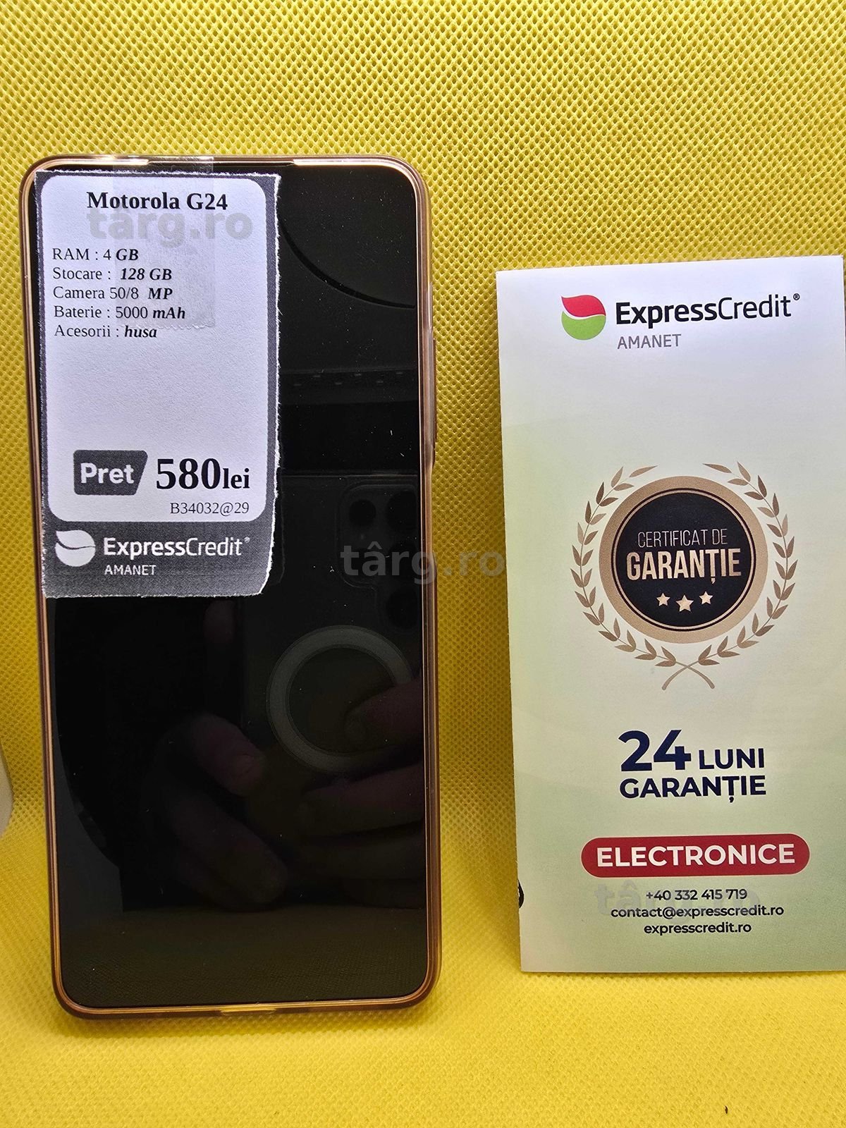Telefon Motorola G24 (Ag29 Siraj b.34032) Garantie 2 ani