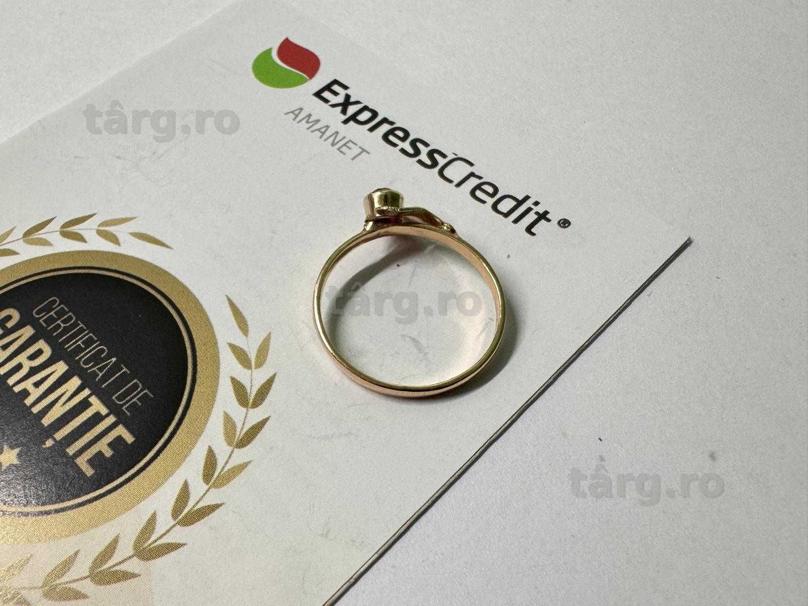 Inel aur 14K 1.49g (B.61173.2 Tatarasi) Garantie 2 ani 2