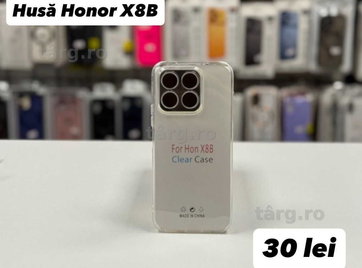 Husa silicon, folie, cablu, incarcator Honor X8B