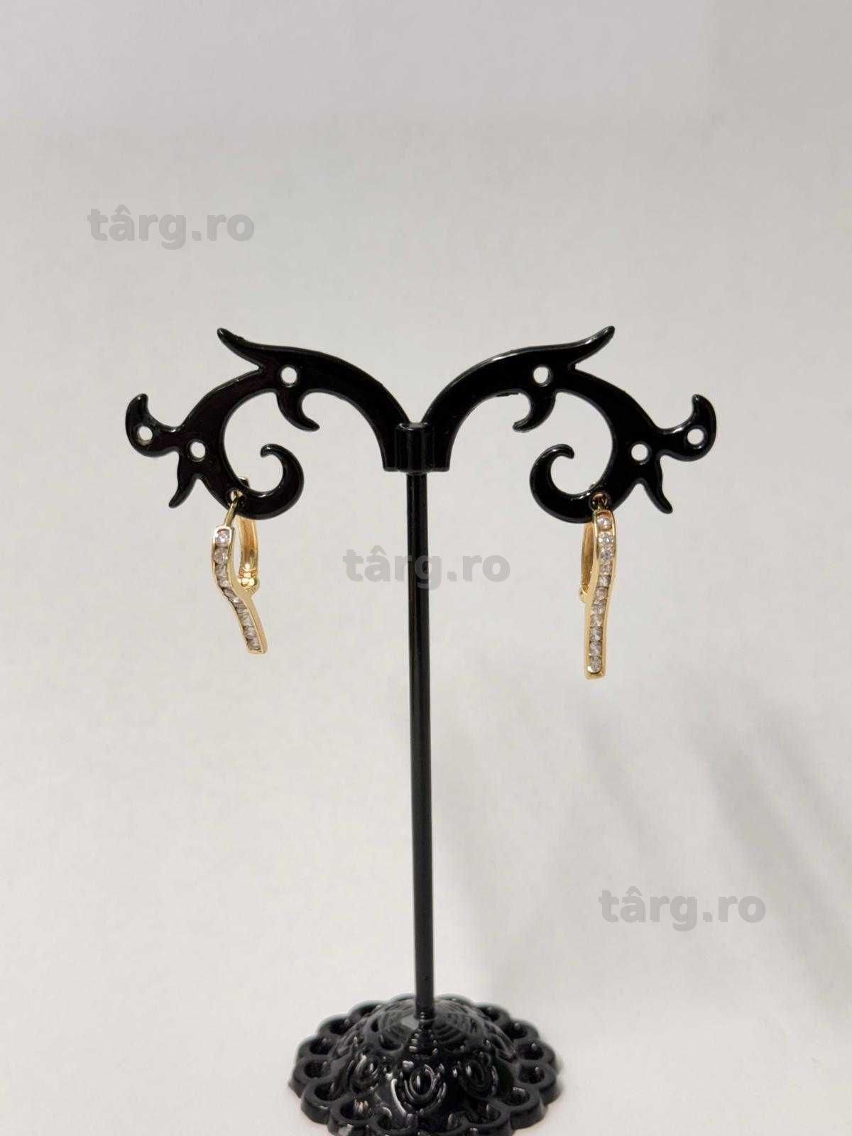 Cercei aur 14K 1.99g (B.61658 Tatarasi) Garantie 2 ani 3