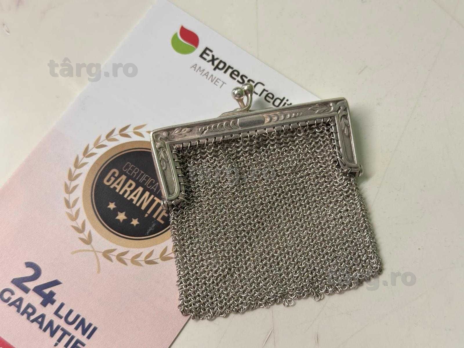 Pusculita argint 32.08g (B.61356.3 Tatarasi) Garantie 2 ani