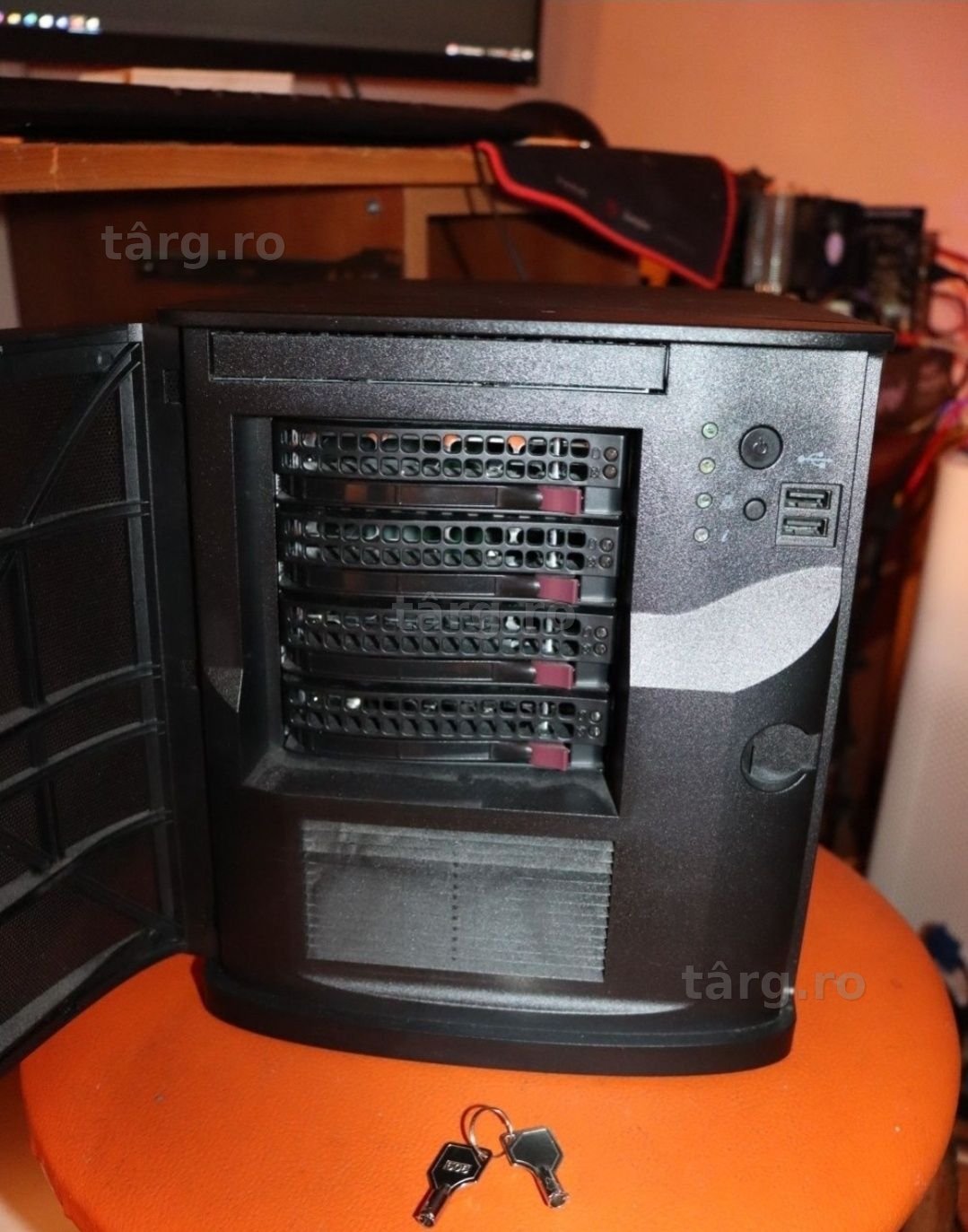 Mini Server Nas Supermicro A1SAI-2550F 16Gb DDR3 350W Gold 4 Bay 2xSSD