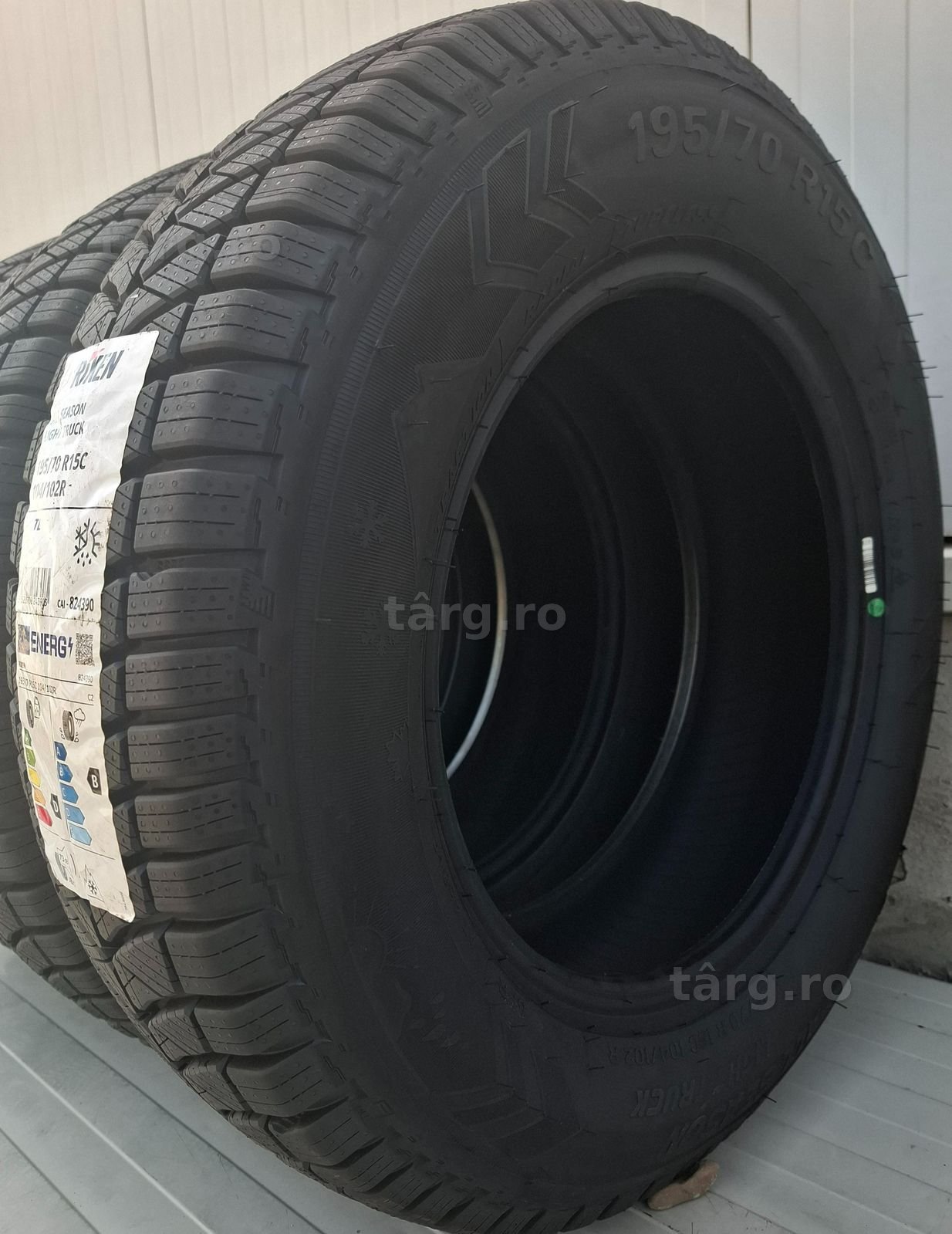 195/70 R15C, 104R, RIKEN (By MICHELIN), Anvelope all season M+S 3
