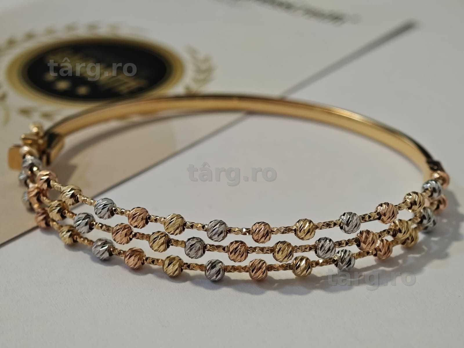 Bratara aur 14K 7.38gr (AG35 B 27754.1/32) Vanzare in locatie  / Garantie 2 ani !