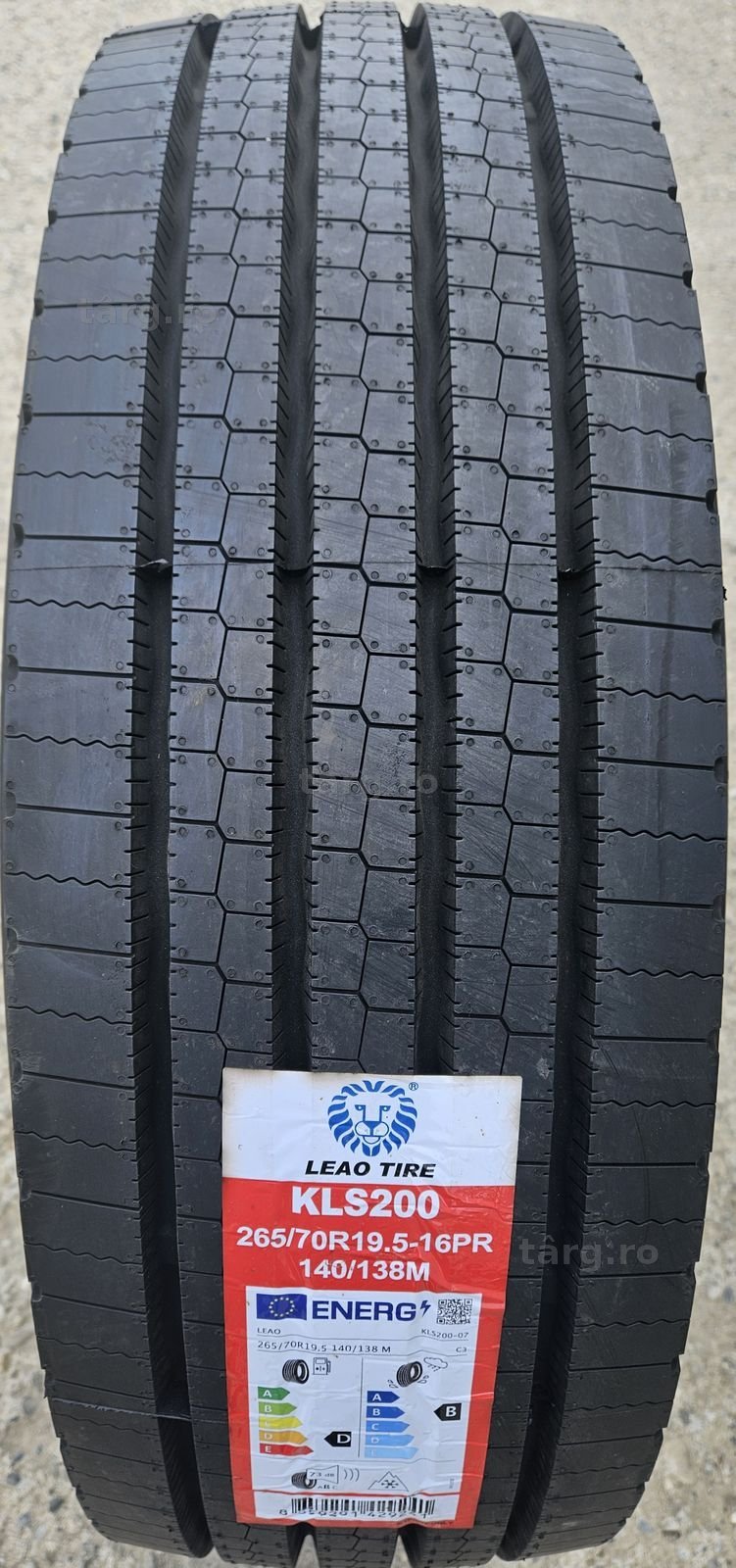 265/70 R19.5, 140/138M, LEAO, Anvelope directie M+S, 14 pliuri PROMO 2