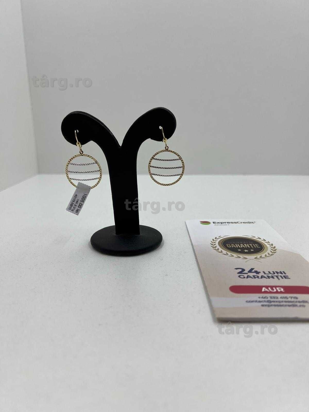 Cercei Aur 14K 2.31g (Ag25 Belvedere B.43179.2) Garantie 2 ani!
