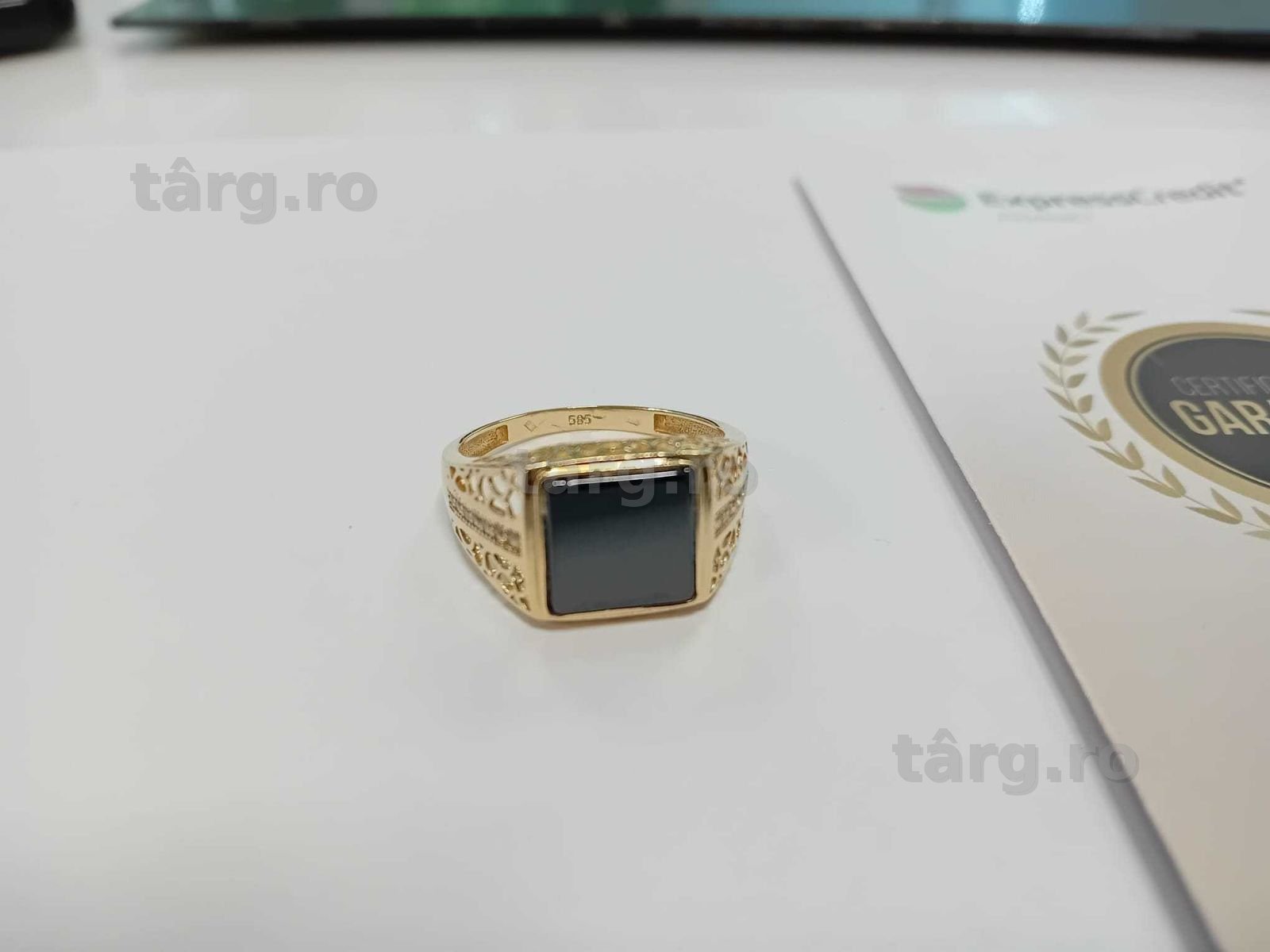 (Ag33) Inel Aur 14K/Garantie 2 ani