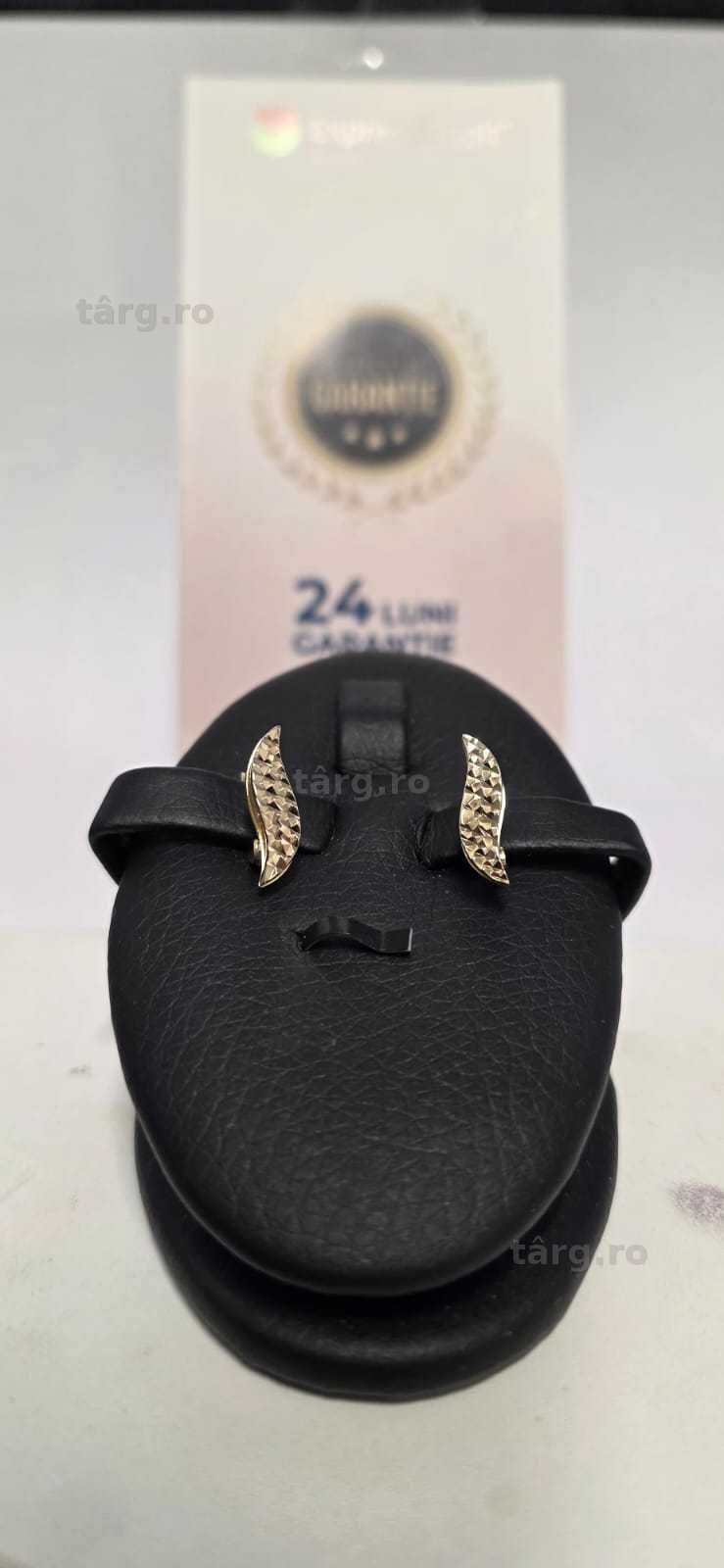 Cercei aur 14 k 2.90 (AG15 Gara 1 B33331) Garantie 2 ani 2